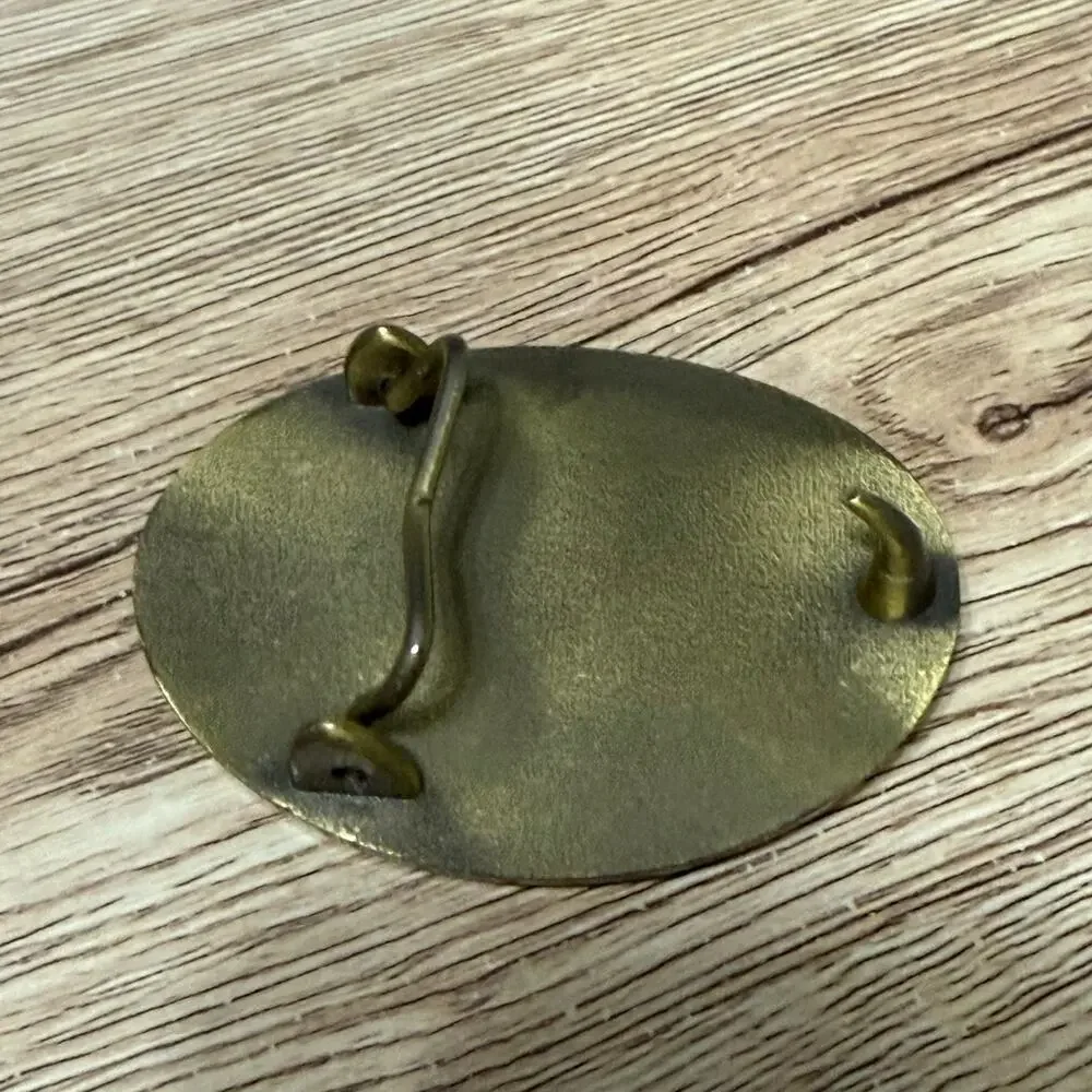 Golden NRA Eagles Belt Buckle